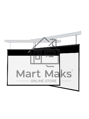 Экран для проектора S'OK Athena SGPSMS-442x249UHD на тросах с электроприводом, ПВХ+, белый к