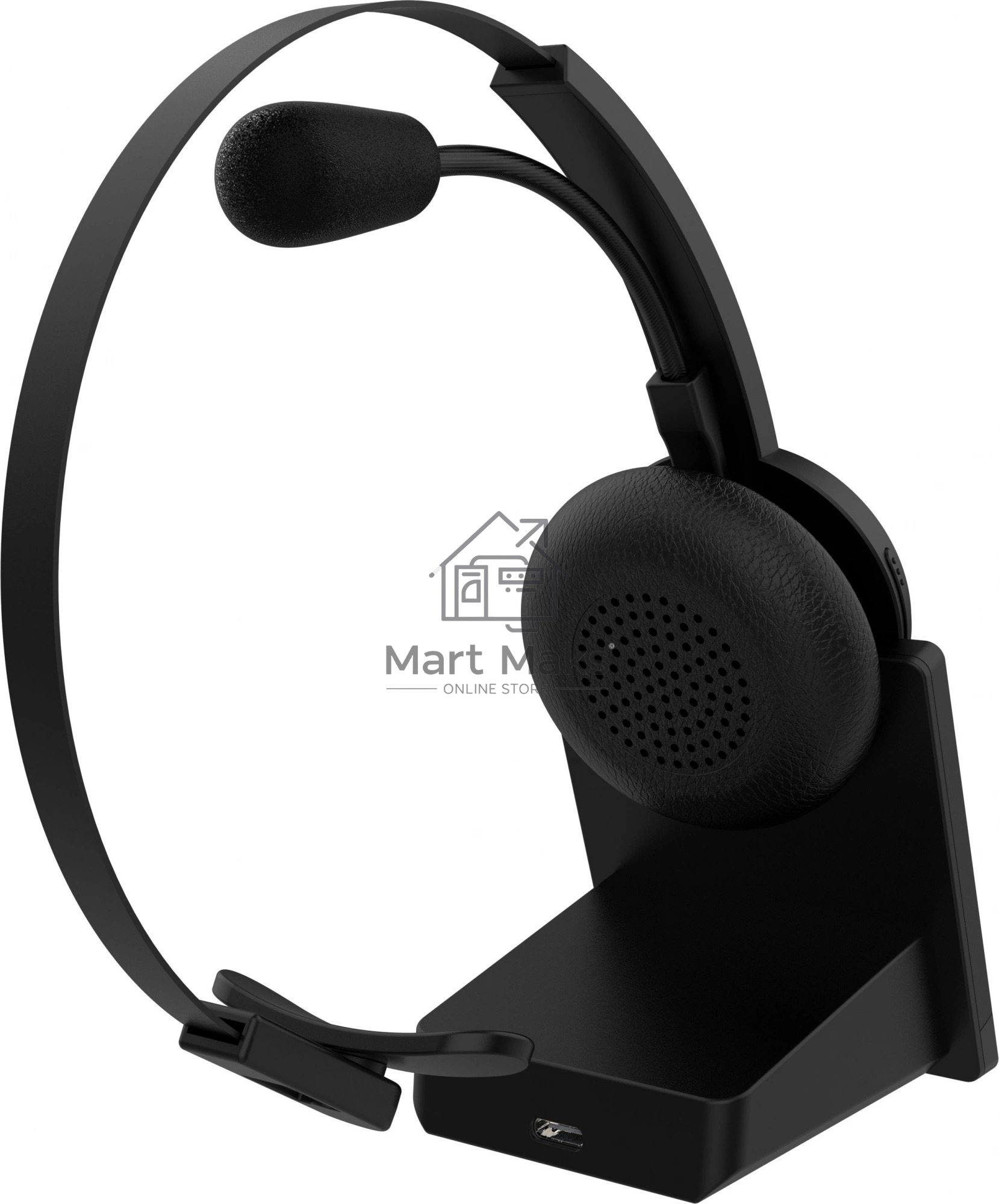 Наушники с микрофоном Оклик HS-L700 черный накладные оголовье