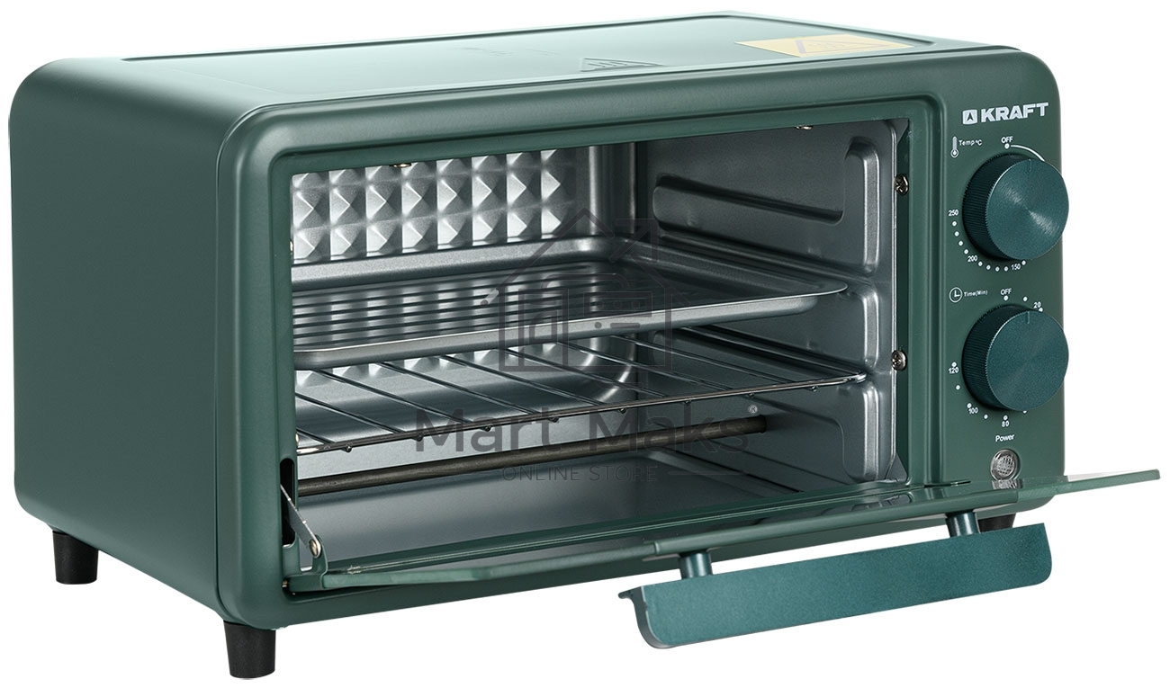 Мини-печь Kraft KFC-MO 90 HGN 9 л, 600 Вт, зеленый