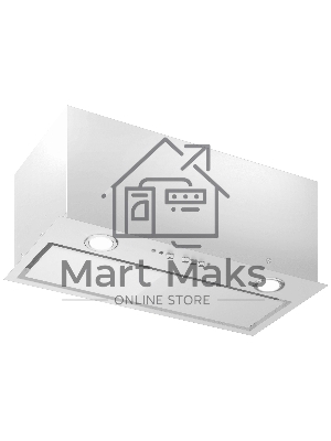 Вытяжка встраиваемая Elikor Cube 60П-1000 белый SM/белый, 59.8 см, 1000 куб. м/ч, 57 дБ