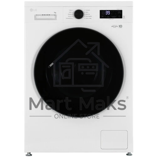 Стиральная машина LG F2Y1VS5W белый, загрузка фронтальная 9 кг, 1200 об/мин., класс: А