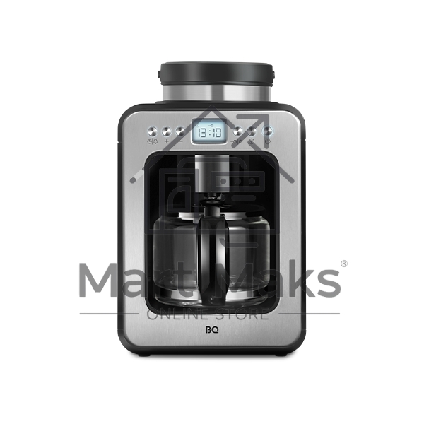 Кофеварка капельная BQ CM7001 серебристый/черный, исп. кофе - молотый/зерновой, 0.6 л, 600 Вт