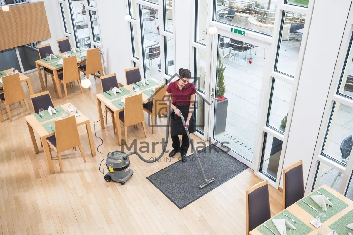 Пылесос строительный Karcher NT 22/1 Ap Te серый, 1300 Вт, уборка сухая/влажная, пылесборник мешок/контейнер, 22 л
