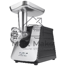 Мясорубка электрическая Polaris PMG 2561 черный, 2500 Вт, 2.7 кг/мин, реверс, защита от перегрузки, металлический лоток, насадки - 7
