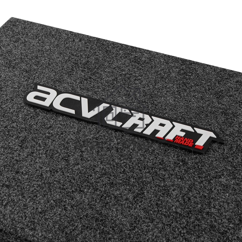 Сабвуфер автомобильный ACV CRAFT FS12A активный/корпусной плоский/2000Вт/30см/SPL-109дБ/темно-серый