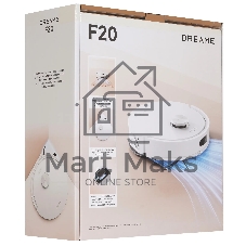 Робот-пылесос Dreame F20 белый, 3200 мА·ч Li-Ion, уборка влажная/сухая, пылесборник контейнер 0.4 л