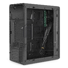 Корпус ExeGate BAA-503-AAA350, Mini-Tower, чёрный, 1 x 80/90 мм, БП 350 Вт