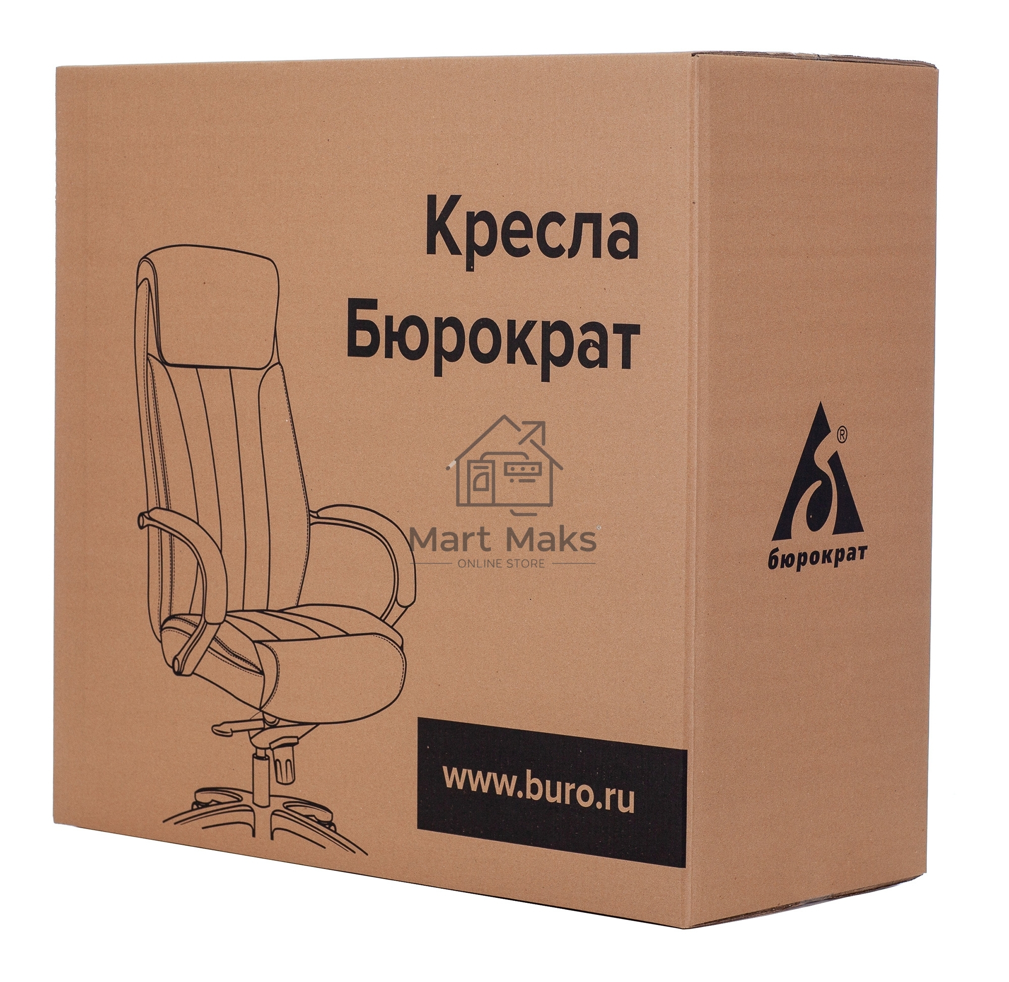 Кресло руководителя Бюрократ T-9922WALNUT/BLACK черный, кожа, крестовина дерево