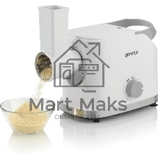 Мясорубка электрическая Gorenje MG1802SJW белый, 1800 Вт, 2.1 кг/мин, реверс, защита от перегрузки, насадки - 4