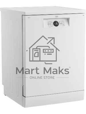 Посудомоечная машина Beko BDFN26422W, белая, 59.8 см, 14 компл., 44 дБ, класс A