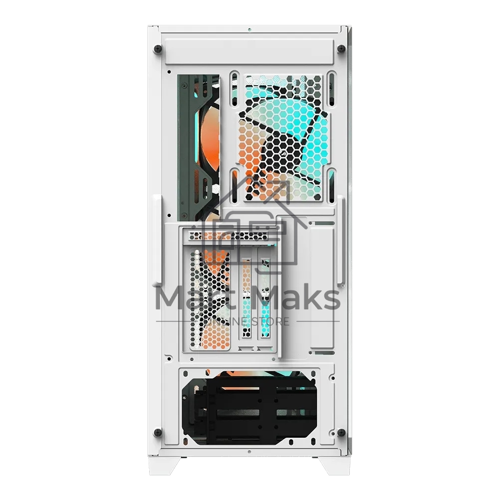Компьютерный корпус Gigabyte C301 Glass White MidTower, ATX, USB-C x1, USB3.0 x2, Audio I/O, GPU:400mm, Black, TG
