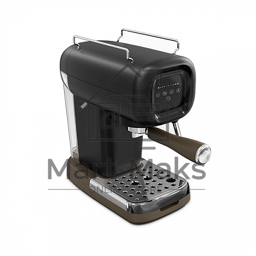 Кофеварка эспрессо BQ CM2005 черный, исп. кофе - молотый, 0.6 л, 1100 Вт, 20 Бар.