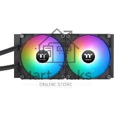 Система жидкостного охлаждения Thermaltake TH280 V2 Ultra ARGB Sync черный, 280 мм, 2x140 мм, 500-2000 об/мин, 4 pin PWM, ARGB