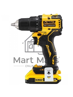Дрель-шуруповерт аккумуляторная DeWalt DCD708D2T-QW, 18В, 2 АКБ, Кейс