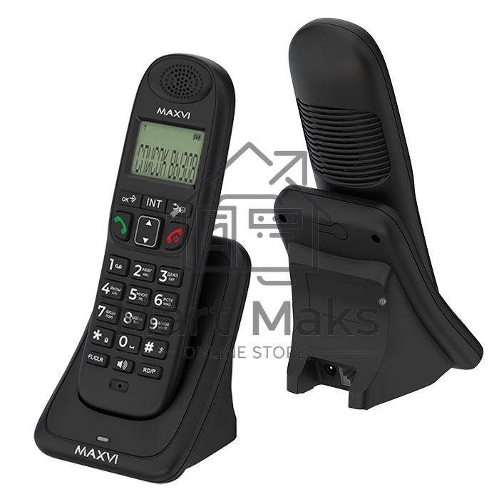 Радиотелефон Dect Maxvi AM-01 черный