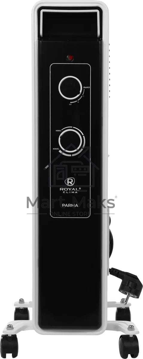 Радиатор масляный Royal Clima PARMA ROR-PR7-1500M 1500Вт белый/черный