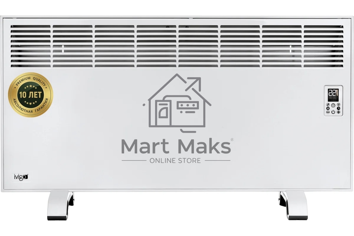 Электрический конвектор iVigo EPK4590P20 2000 Вт белый, WI-FI