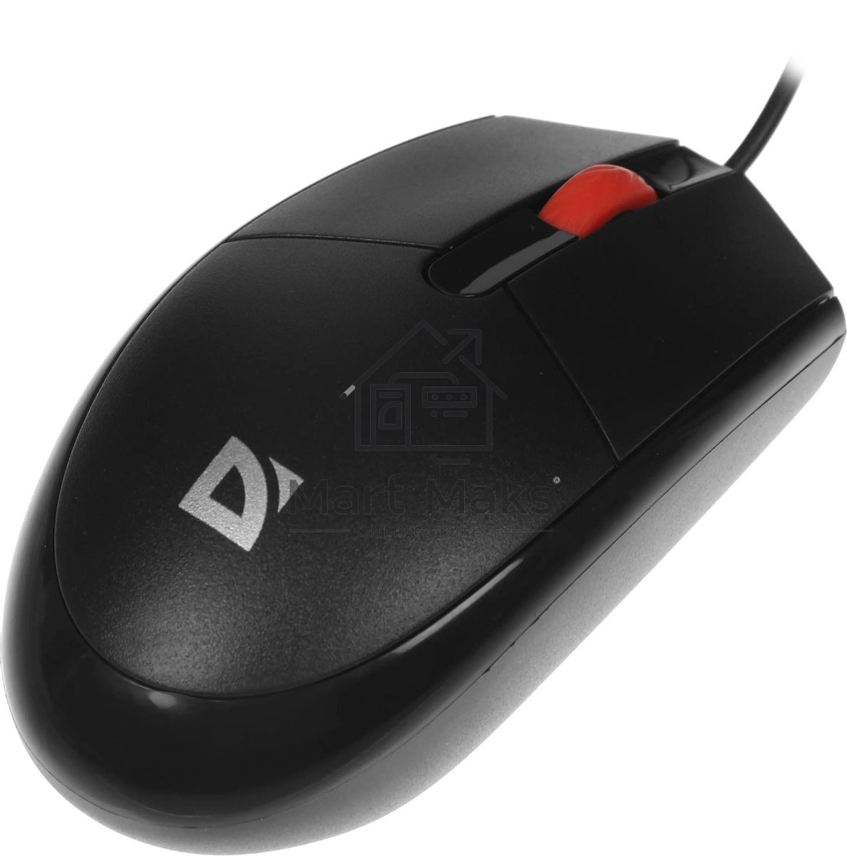 Мышь проводная Defender Delta MM-523 черный, 1000 dpi, USB, кнопки - 3