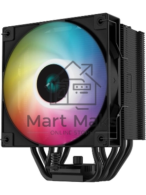 Кулер для процессора DEEPCOOL AG500 BK ARGb черный, 120 мм, алюминий/медь, 1850 об/мин, 29.4 дБ, 4 pin, 240 Вт, 155 мм