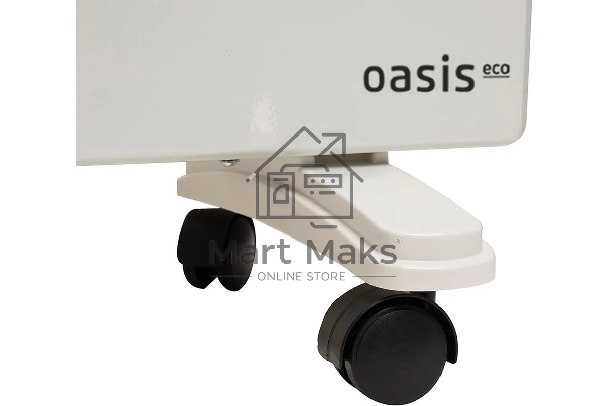 Конвектор Oasis KM-25 белый, 2500 Вт, 30 м2, термостат