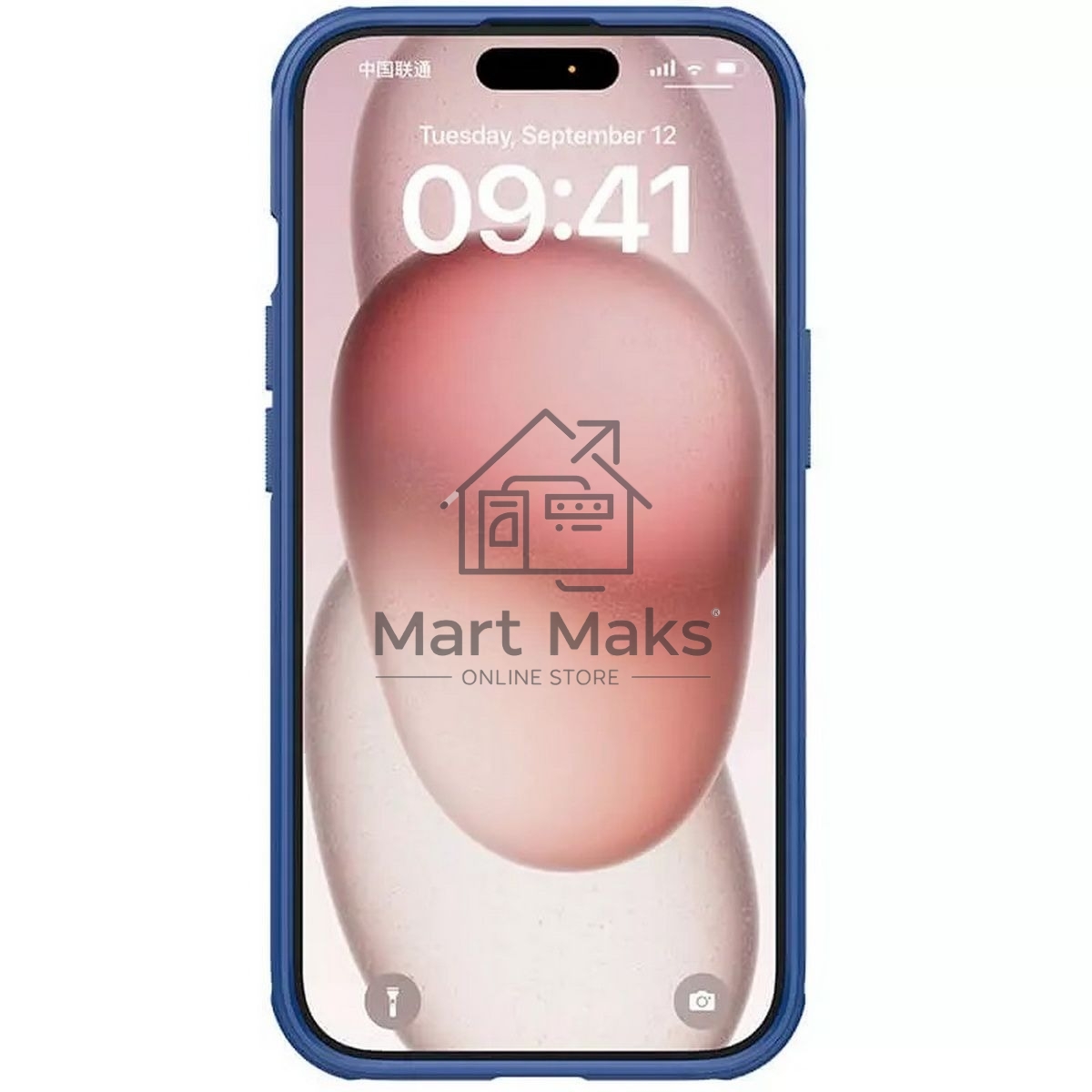Чехол Super Frosted Shield Pro, синий, (AP IP15)