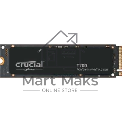 Накопитель SSD Crucial T700 4Tb CT4000T700SSD3, M.2, PCI-E 5.0 x4, TLC 3D NAND [R/W - 11800/12400Mb/s]