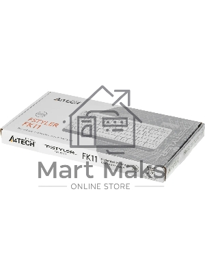 Клавиатура проводная A4Tech Fstyler FK11 USB белый