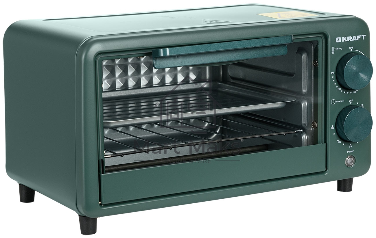 Мини-печь Kraft KFC-MO 90 HGN 9 л, 600 Вт, зеленый