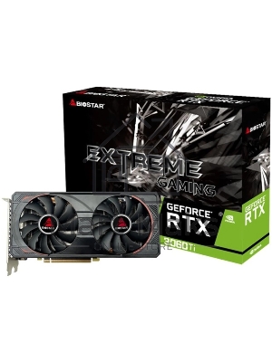 Видеокарта Biostar PCI-E RTX 3060Ti-LHR NVIDIA GeForce RTX 3060Ti 8Gb 256bit GDDR6 1410/14000 HDMIx1 DPx3 HDCP Ret