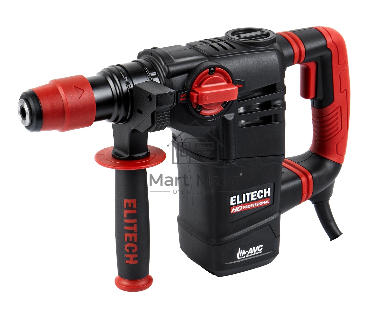 Перфоратор Elitech RH 1130E (E2205.018.01) патрон:SDS-plus уд.:3.5Дж 1100Вт (кейс в комплекте)