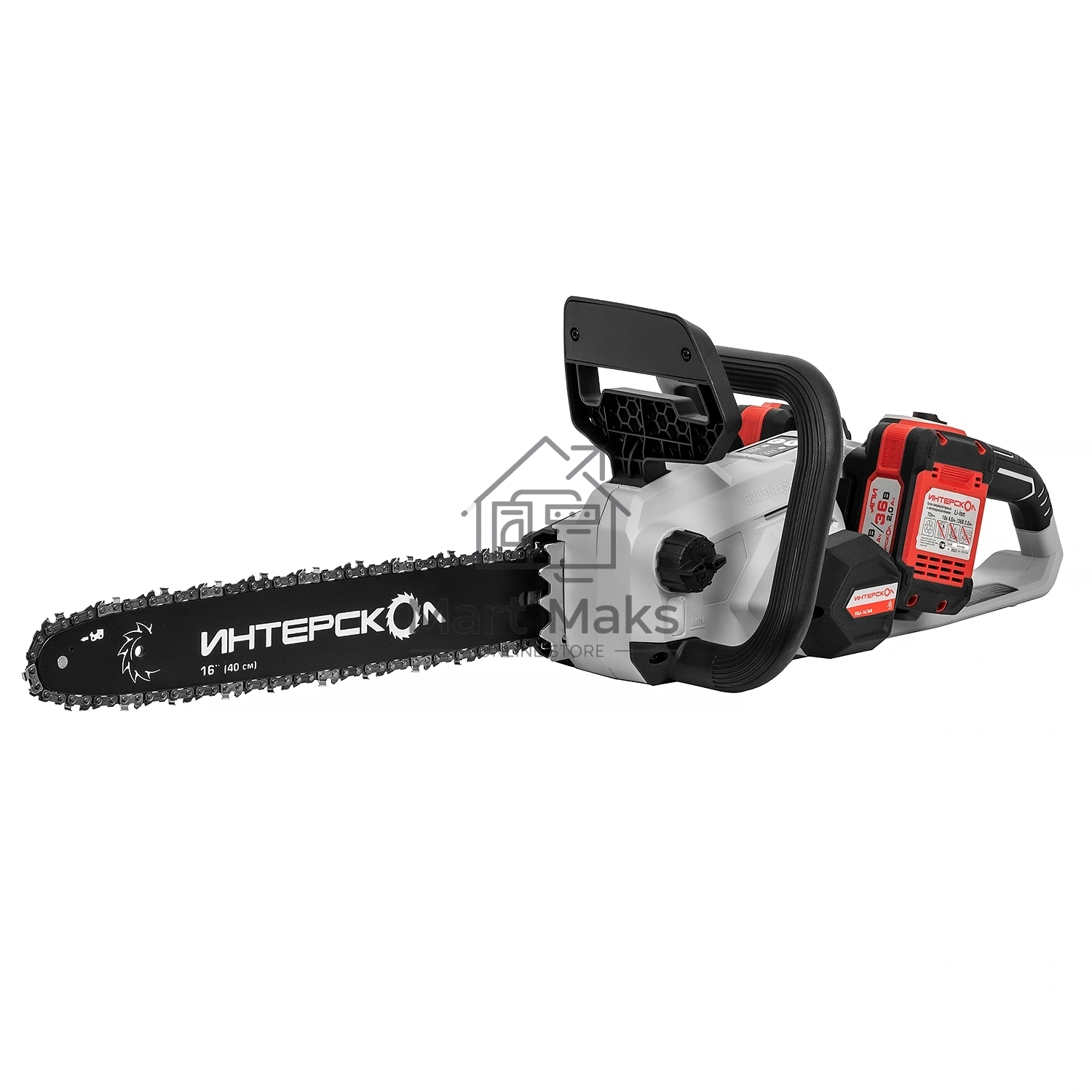 Цепная пила Интерскол ПЦА-16/36В дл.шины:16