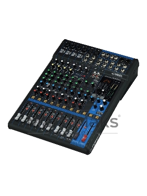 Пульт Yamaha [MG12XU] 12-канальный микшерный пульт: макс. 6 микрофонных / 12 линейных входов (4 моно + 4 стерео) / 2 групповые шины + 1 стереошина / 2 шины AUX, Микрофонные предусилители D-PRE, Фантомное питание +48 В, эффекты: SPX с 24 программами, Ин