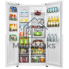 Холодильник Haier HRF-918DW белый двухкамерный 334/173л морозилка сбоку, No Frost, Side by Side