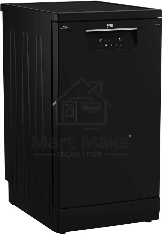 Посудомоечная машина Beko BDFS15020B, черная, 44.8 см, 10 компл., 49 дБ, класс A