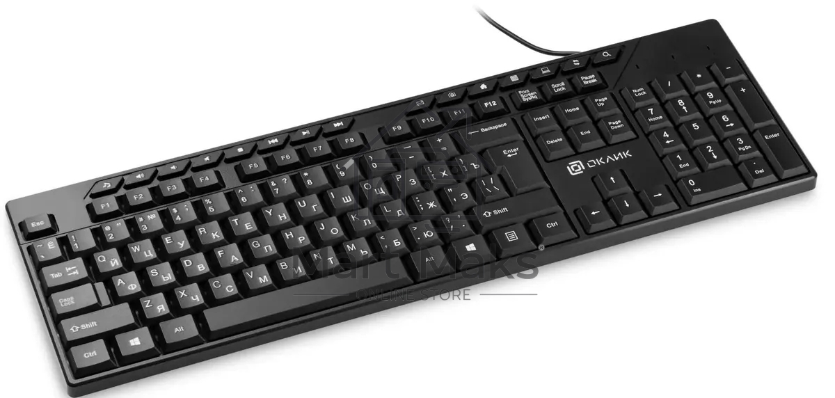 Клавиатура Oklick 125M проводная, USB, черный