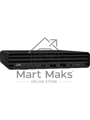 Неттоп HP 260 G9 Mini i5 1335U (1.3) 8Gb SSD 512Gb Iris Xe FreeDOS GbitEth WiFi BT 65W kbNORUS мышь клавиатура черный (9H6E6ET)