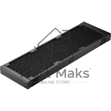 Система жидкостного охлаждения PCCooler DT360 ARGb Display BK (300W, 360мм, LED temp., черный, ARGb/Fans: 3x120мм, 83.83CFM, 3000RPM/Pump height 62мм, 15dBA, 2600RPM, Rad thickness 27мм/S: 1851, 1700, 1200, 115X, AM5, AM4)