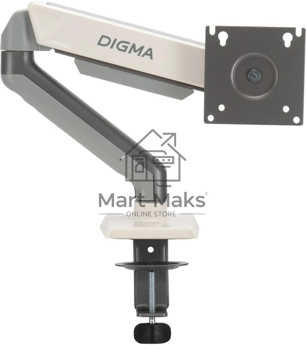 Кронштейн для мониторов ЖК Digma D-MM101 серый 17
