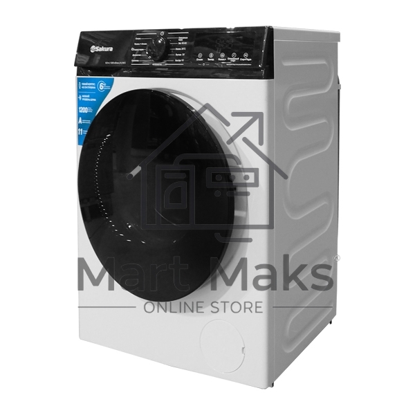 Стиральная машина SAKURA SA-8204W белый, загрузка фронтальная 6 кг, 1200 об/мин, класс A