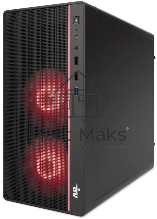 Компьютер IRU Tactio 310H6SEA MT i5 14400F (2.5) 16Gb SSD512Gb RTX5050 8Gb без ОС GbitEth 500W черный (RUS) (2164590)