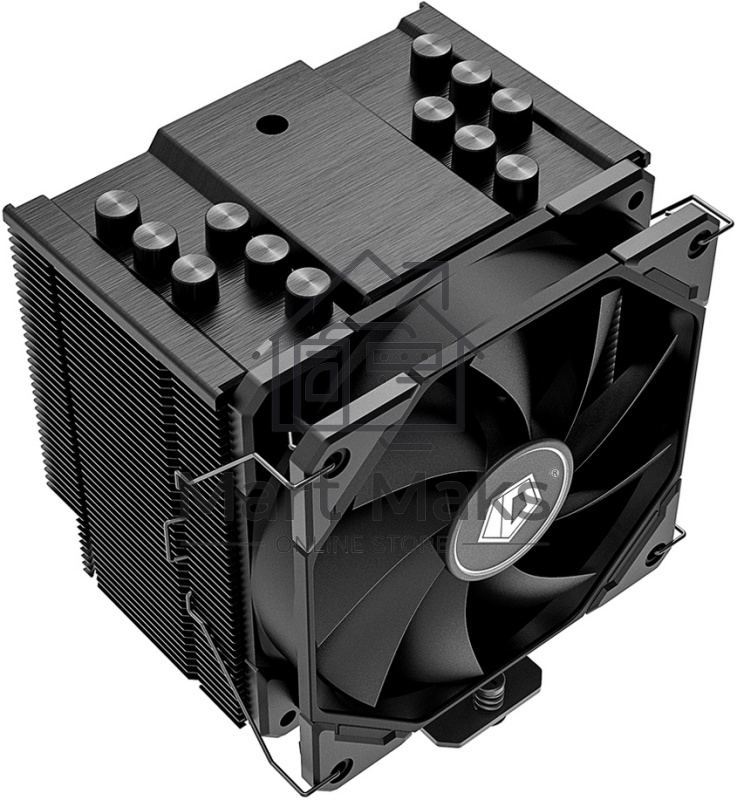 Кулер ID-COOLING SE-226-XT черный 120мм алюминий+медь 1800rpm 35db 4-pin 250W 154мм