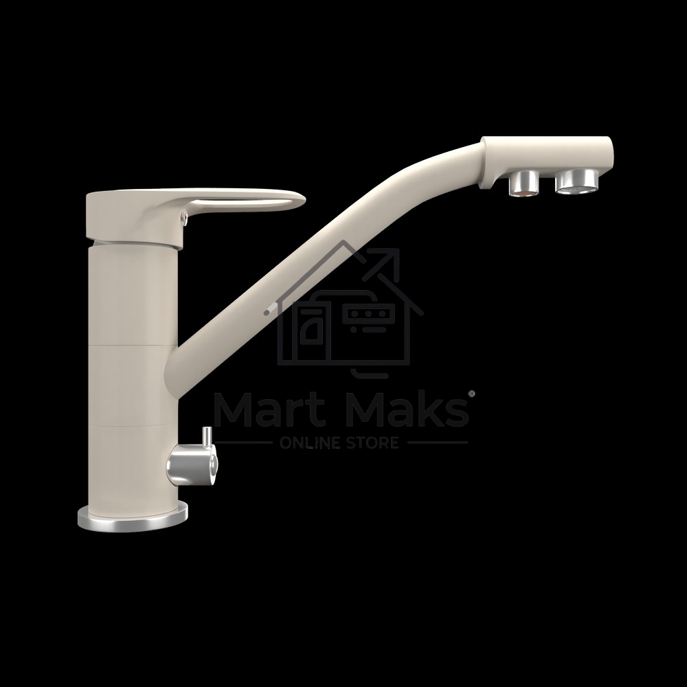 Кухонный смеситель Maunfeld MFQT-10LBG светло-бежевый