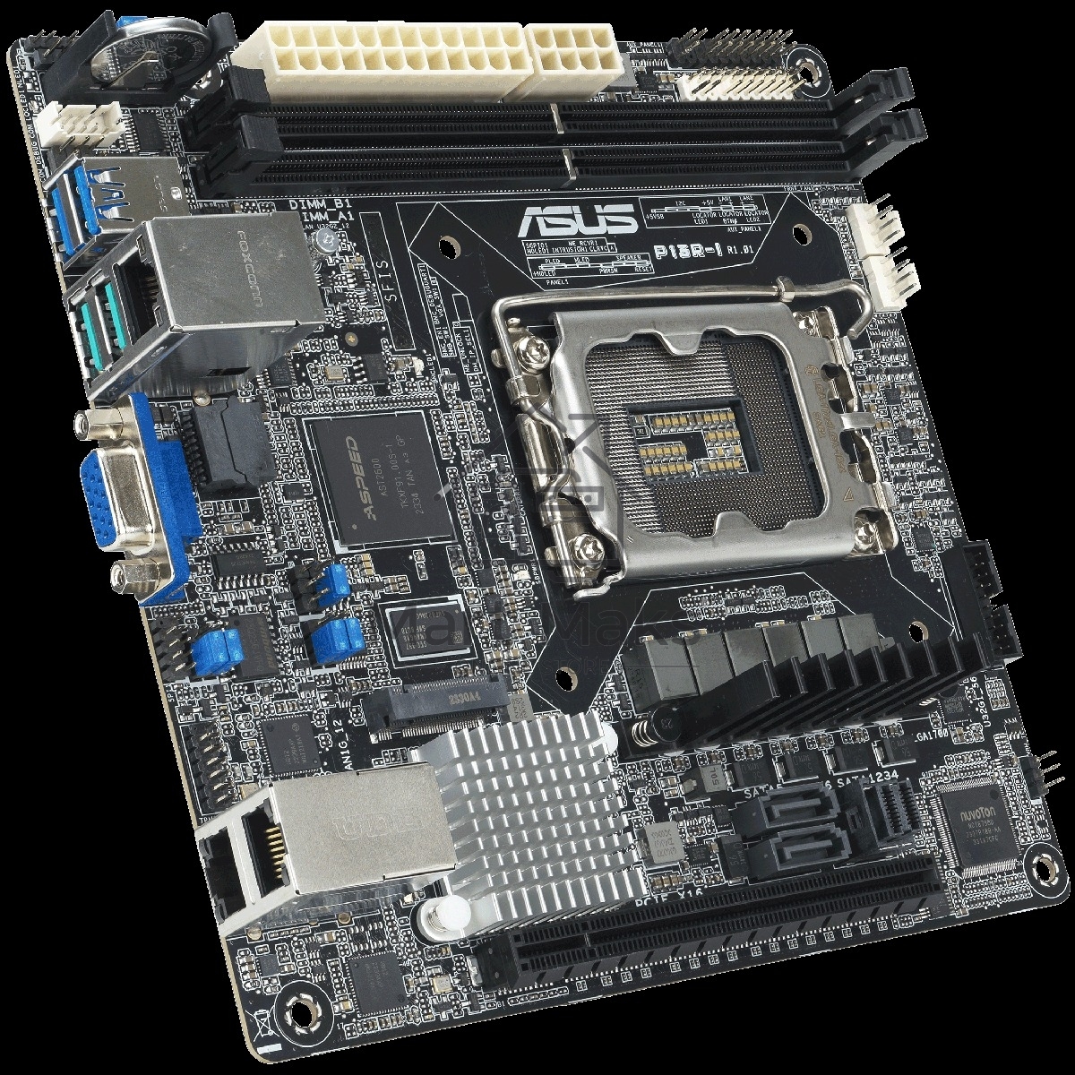 Материнская плата ASUS P13R-I LGA1700 mini-ITX 2xDDR5 PCIEx16 M.2 VGA 2xGLAN 
