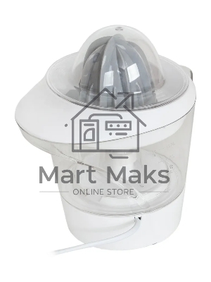 Соковыжималка ECON ECO-070JC белый, цитрусовая, 40 Вт, 700 мл, механическое