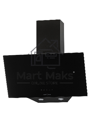 Наклонная вытяжка Krona HELGA 600 черный S