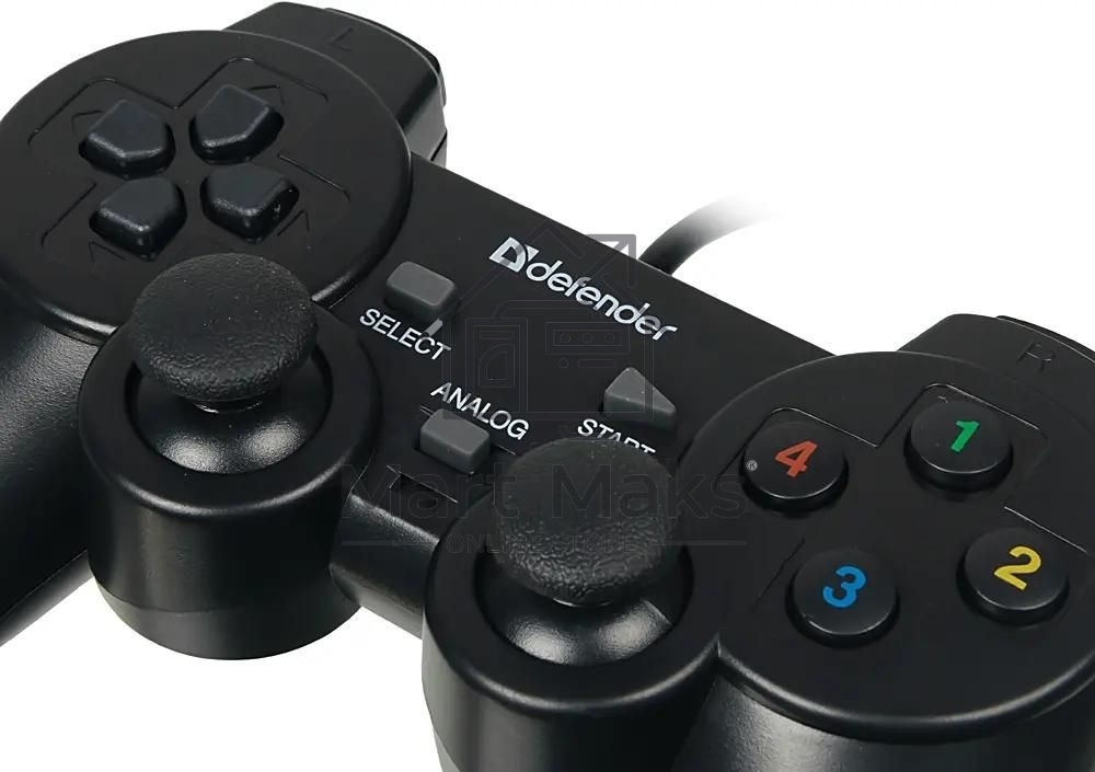 Геймпад Defender Omega USB, Проводной геймпад, 12 кнопок, 2 стика