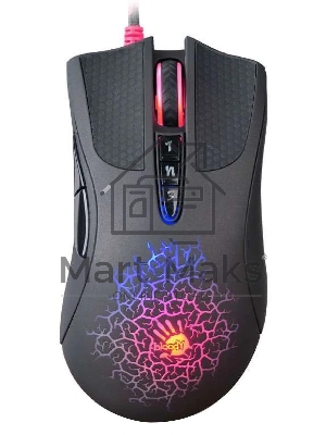 Мышь проводная A4Tech Bloody AL90 Blazing черный, 12000 dpi, USB, кнопки - 8