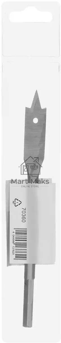 Сверло по дереву Сибртех перовое, 14 мм