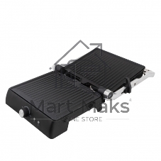 Электрический пресс-гриль Endever Grillmaster 225, серебристый/черный, 2300 Вт, терморегулятор, размер пов-ти 28х17 см