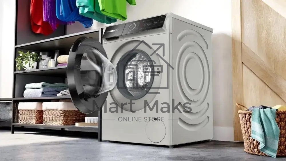 Стиральная машина Bosch Serie 8 WGB2440XME серебро, загрузка фронтальная 9 кг, 1400 об/мин., класс: А+++